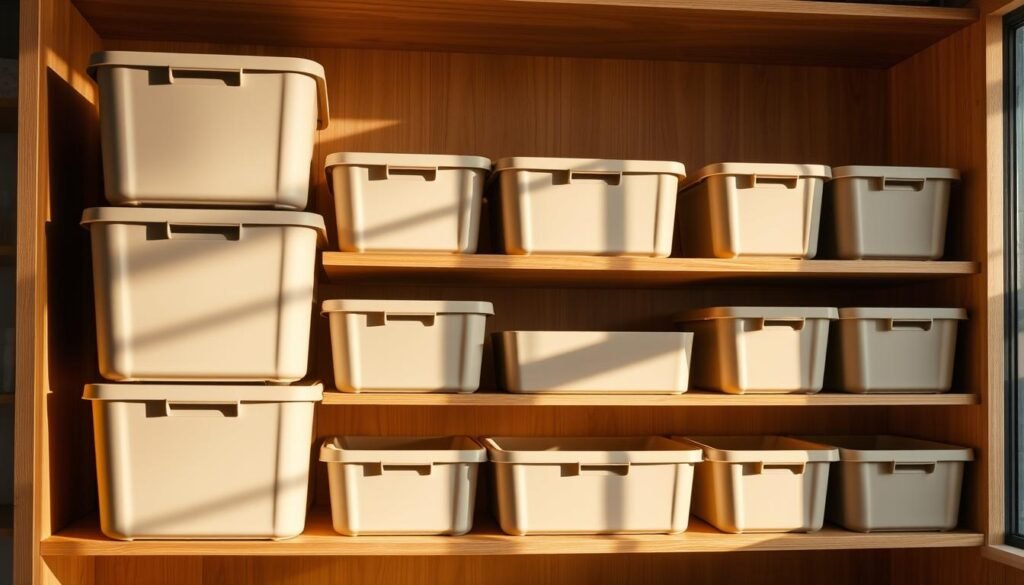 pantry storage bins Where can I purchase stackable storage bins designed for pantry use