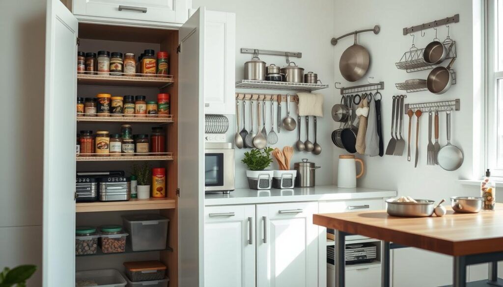 small kitchen storage