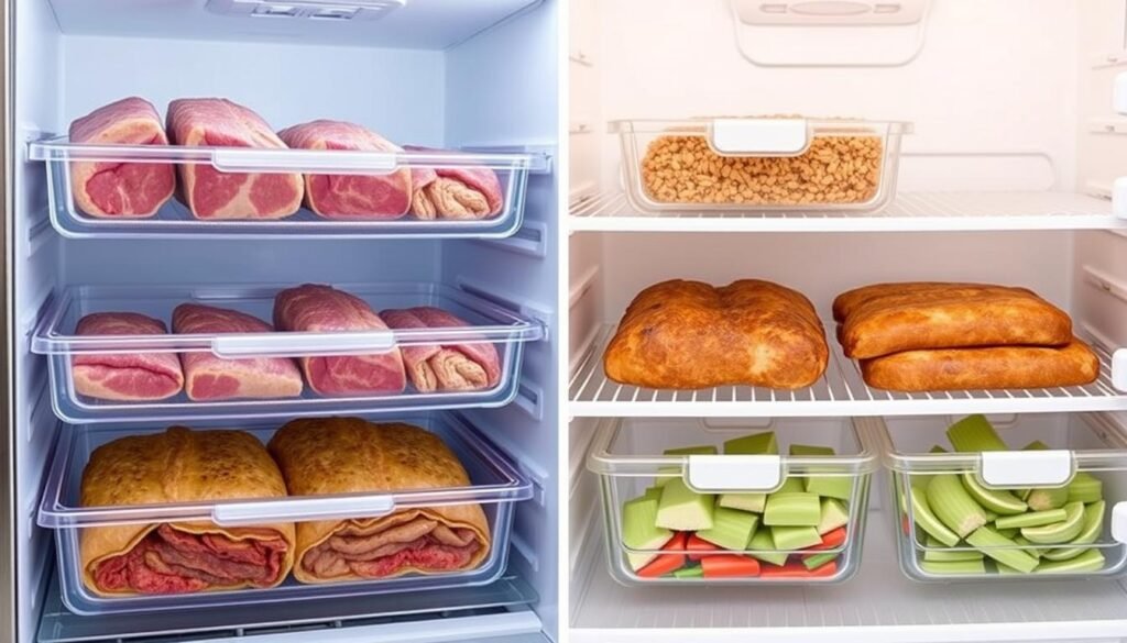 stackable refrigerator produce bins