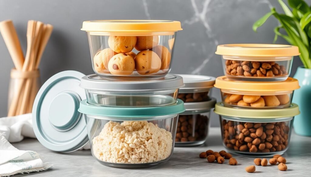 stackable snack packet bins