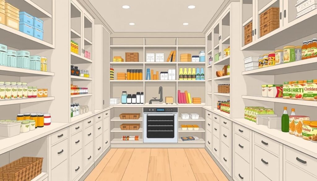 walk-in pantry organization walk-in pantry organization