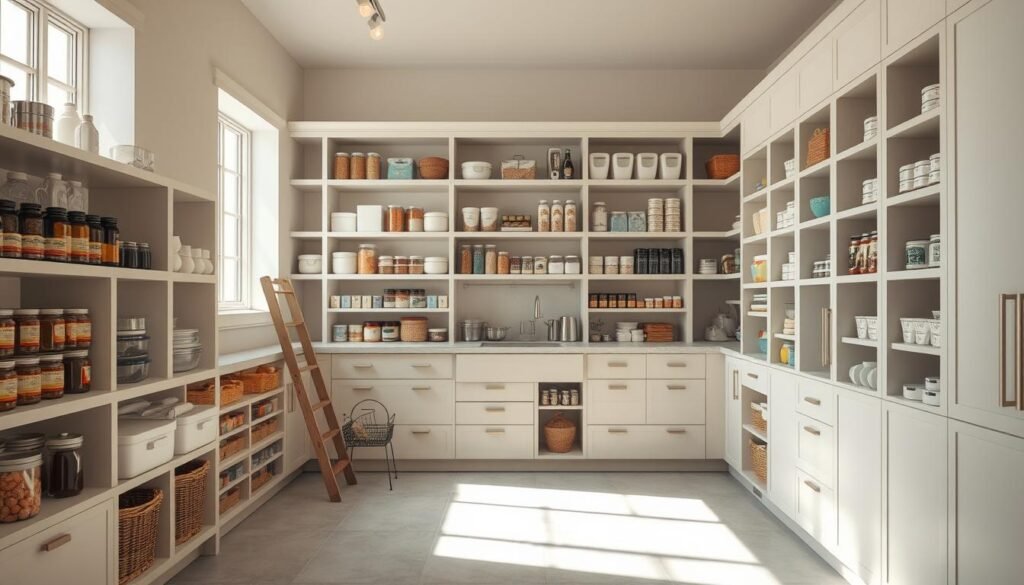well-organized pantry