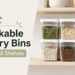 Best Stackable Pantry Bins for Small Shelves