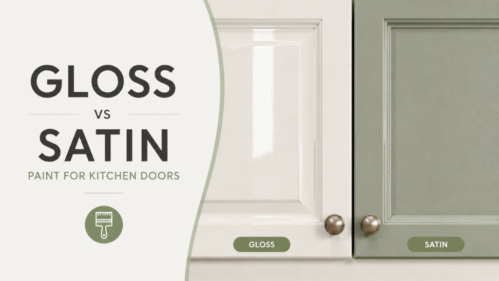 Gloss vs Satin Paint for Kitchen Doors