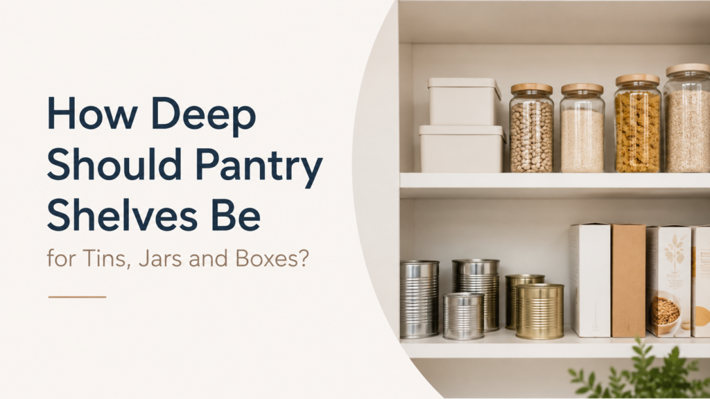 How Deep Should Pantry Shelves Be
