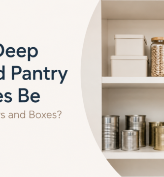 How Deep Should Pantry Shelves Be