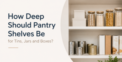 How Deep Should Pantry Shelves Be for Tins, Jars and Boxes? 3 How Deep Should Pantry Shelves Be