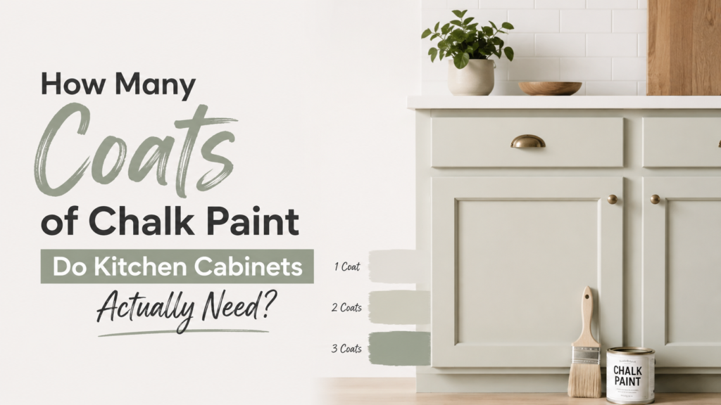 How Many Coats of Chalk Paint Do Kitchen Cabinets Actually Need