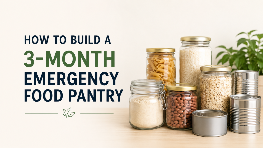 How to Build a 3-Month Emergency Food Pantry