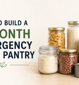 How to Build a 3-Month Emergency Food Pantry