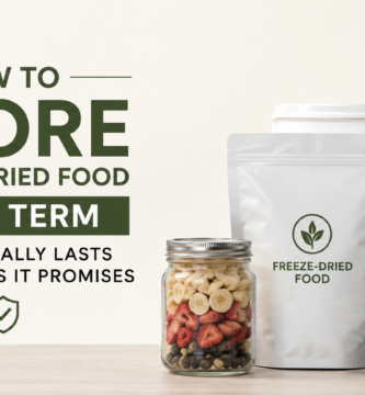 How to Store Freeze-Dried Food Long Term So It Actually Lasts the Decades It Promises