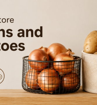 How to Store Onions and Potatoes in Pantry