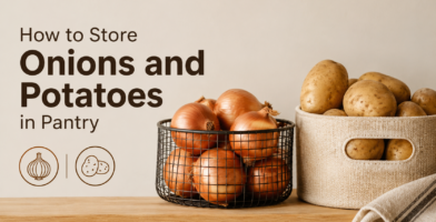 How to Store Onions and Potatoes in Pantry