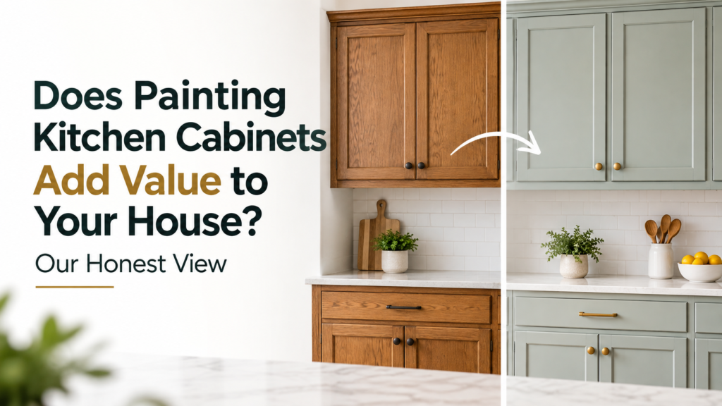 Does Painting Kitchen Cabinets Add Value to Your House? Our Honest View 1 Does Painting Kitchen Cabinets Add Value to House