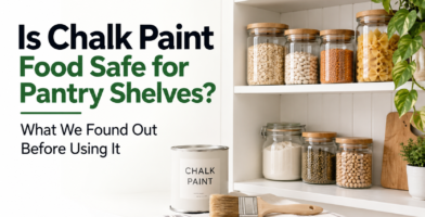 Is Chalk Paint Food Safe for Pantry Shelves