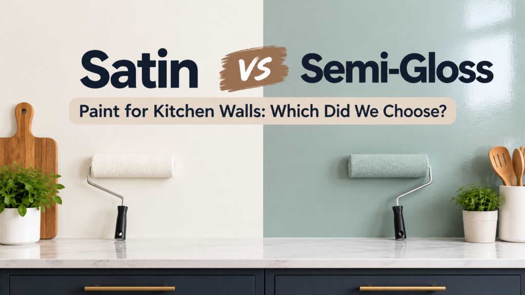 Satin vs Semi-Gloss Paint for Kitchen Walls