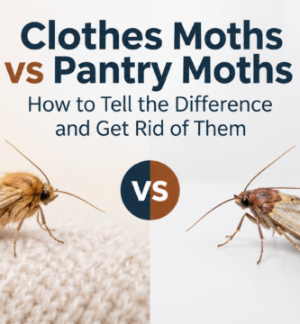 Clothes Moths vs Pantry Moths: How to Tell the Difference and Get Rid of Them