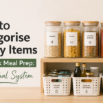 How to Categorise Pantry Items for Quick Meal Prep