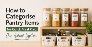 How to Categorise Pantry Items for Quick Meal Prep: Our Actual System 1 How to Categorise Pantry Items for Quick Meal Prep